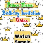 Prince Theme Birthday Invitation Video