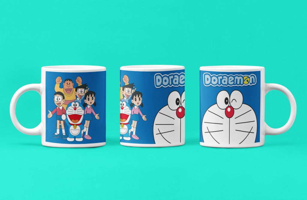 Doraemon Theme Colorful Coffee Mug