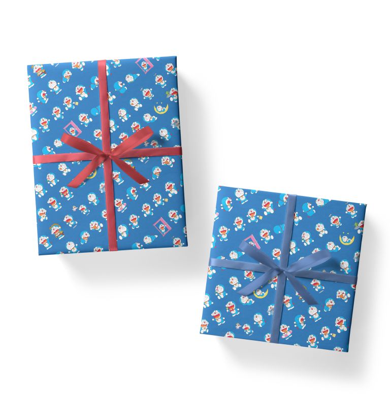  Doraemon theme gift wrapping sheet