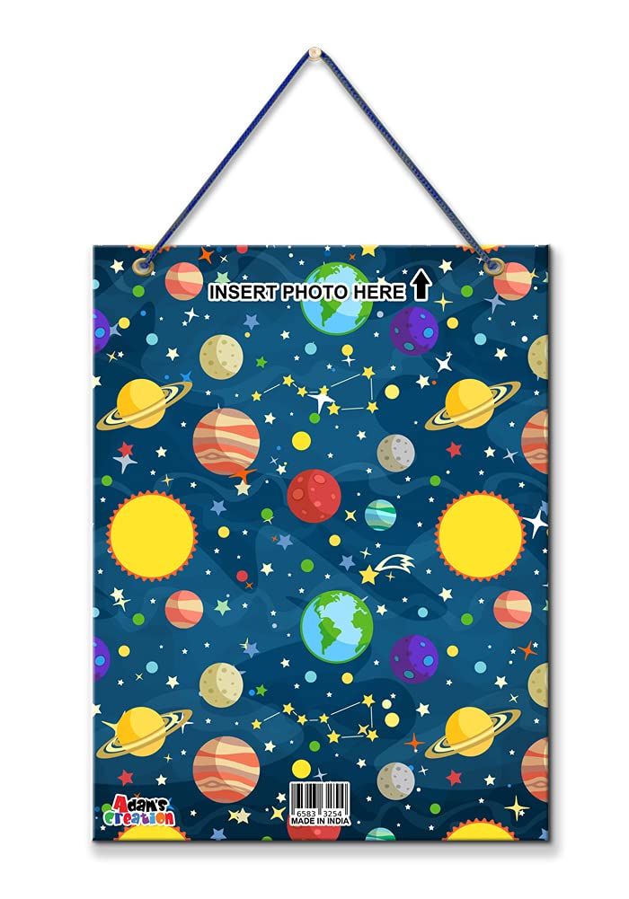 space theme photo frame for kids