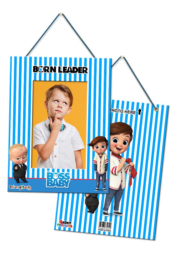 Boss Baby theme photoframe as a return gifts for kids