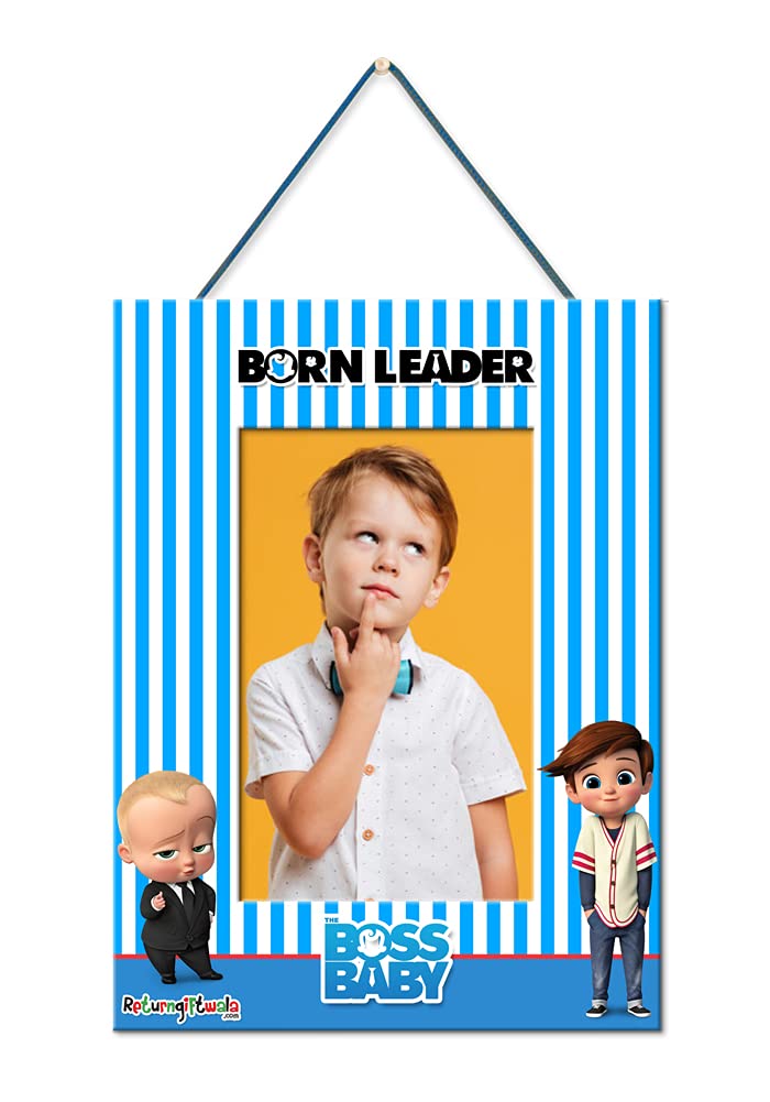 Boss Baby theme photoframe as a return gifts for kids
