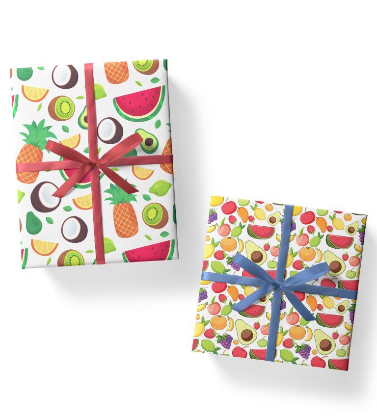 Fruits theme gift wrapping sheets paper