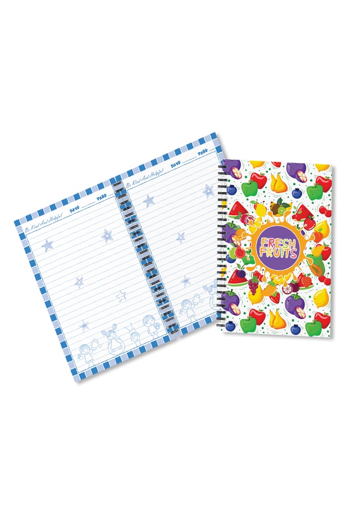 Fruits theme diary for return gifts
