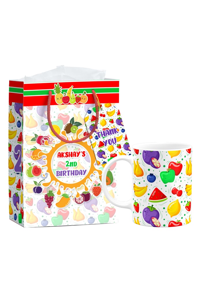 fruit theme birthday return gifts
