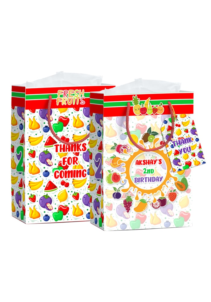 fruit theme birthday return gifts