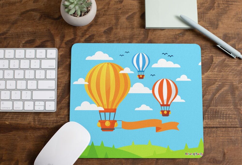 Hot air balloon theme Mouse pads for PC