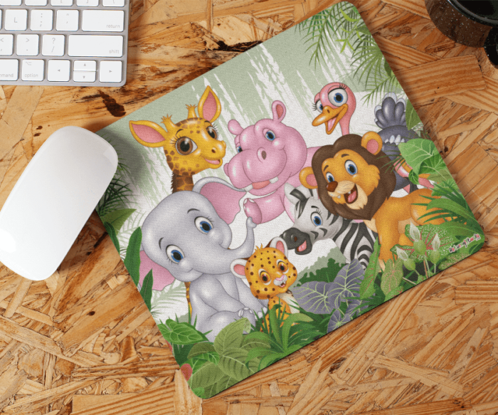 printed colorful customized mouse pads personalise with name or message