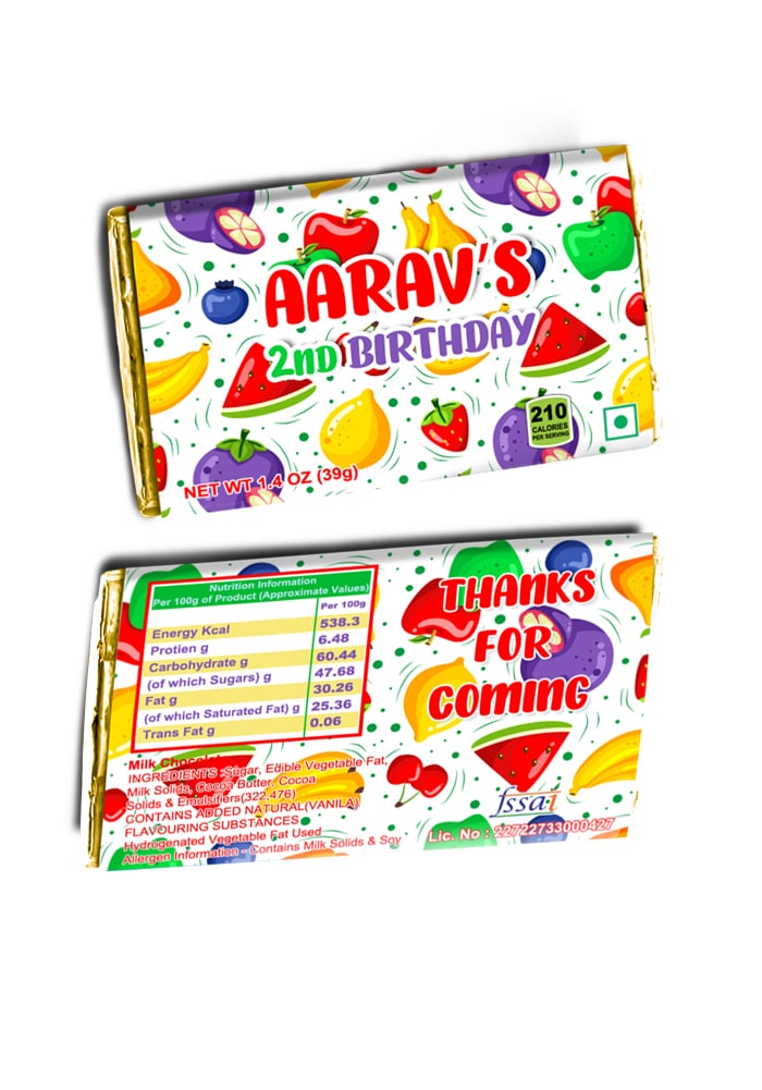 Fruits theme giveaways