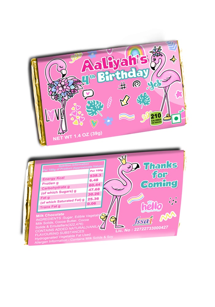 Flamingo theme giveaways