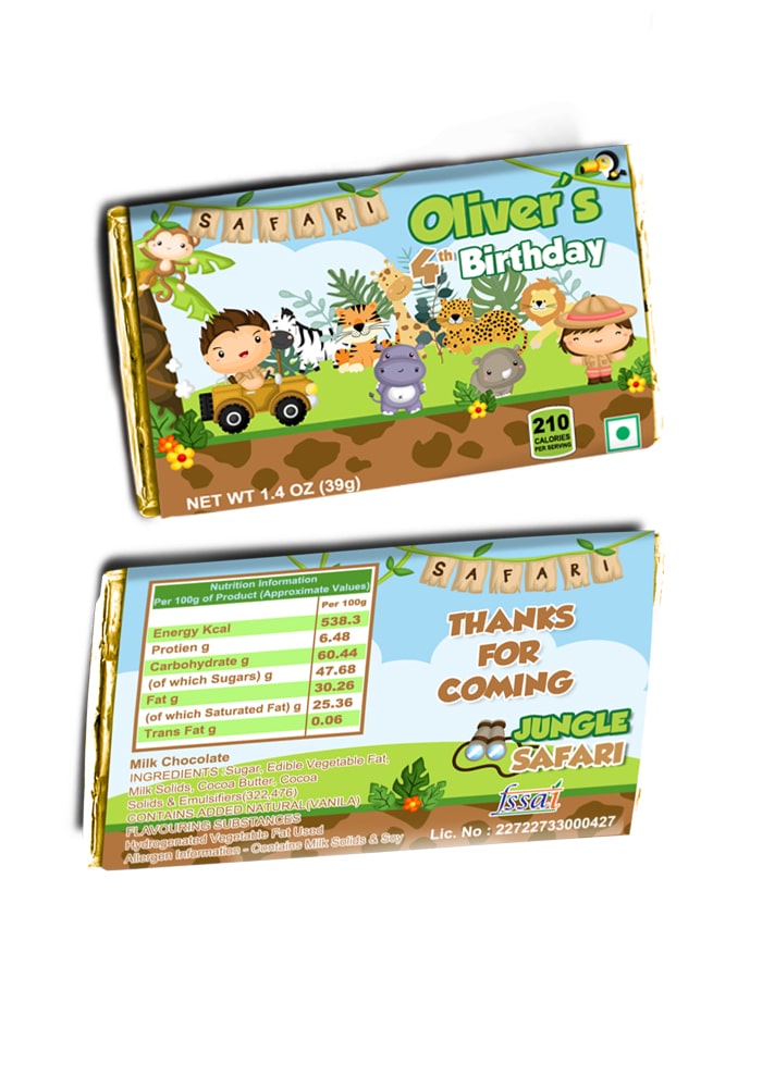 Safari theme birthday return gifts