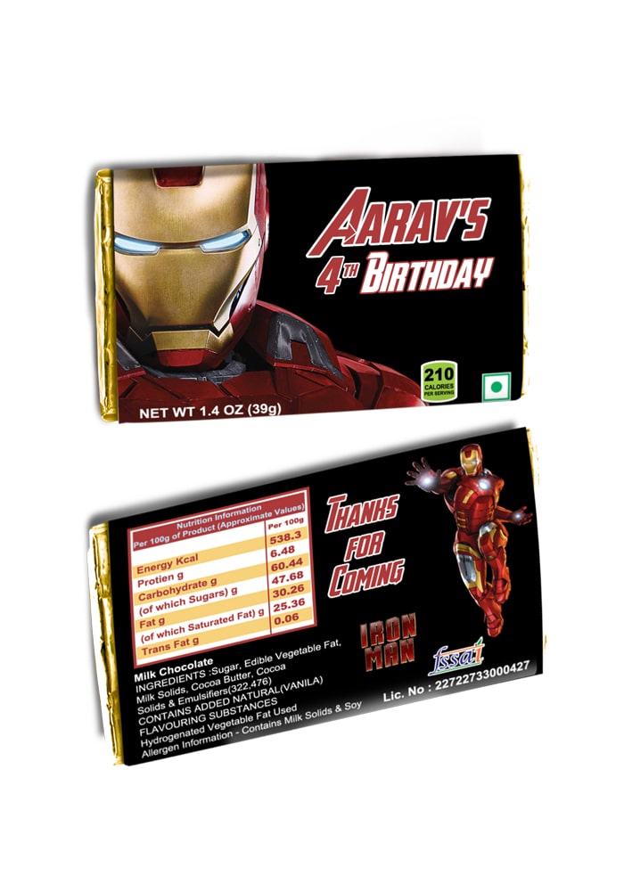 Iron man theme birthday return gifts