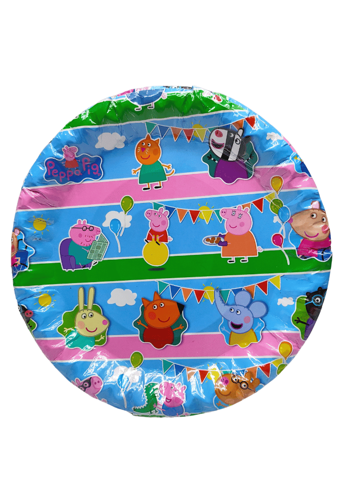 peppa pig theme birthday paper plates party supplies