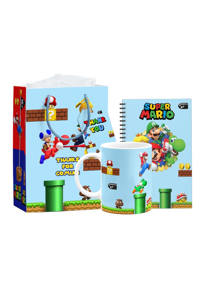 Super Mario theme party favors