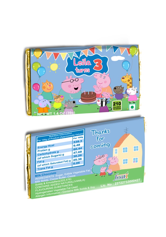  Peppa Pig theme birthday return gifts