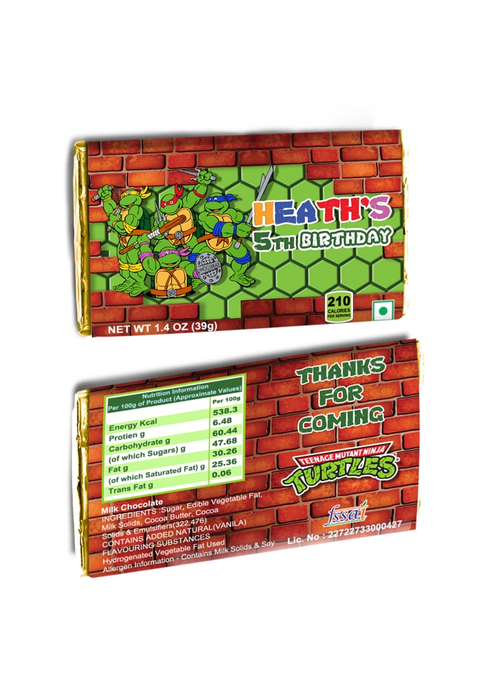 Ninja turtle theme birthday return gifts