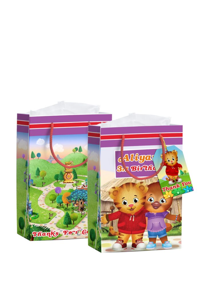 daniel the tiger theme birthday return gifts 
