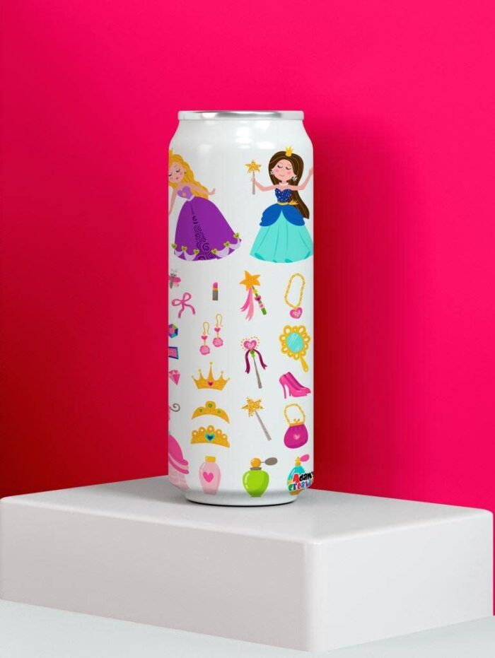 Princess Pattern Steel Tumbler