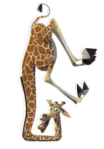 Madagascar movieTheme Cup Cake Toppers 