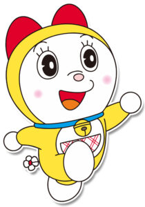 Doraemon theme cupcake topper
