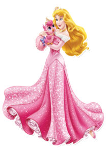 Princess characters cupcake topper