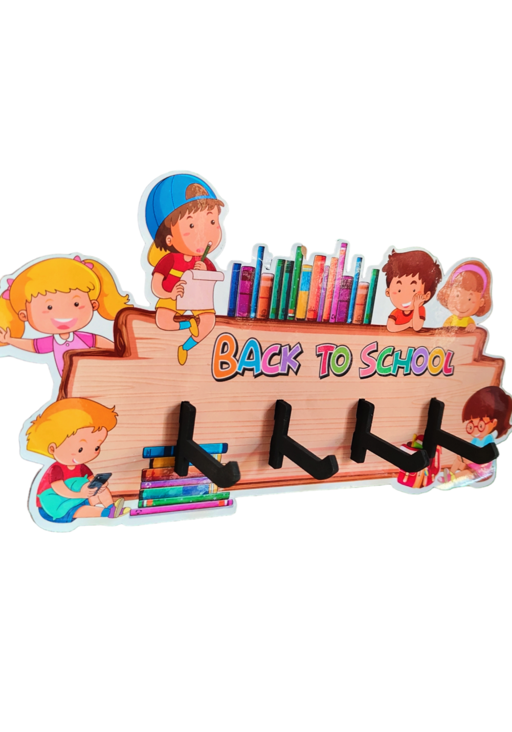 Back to school theme key holder