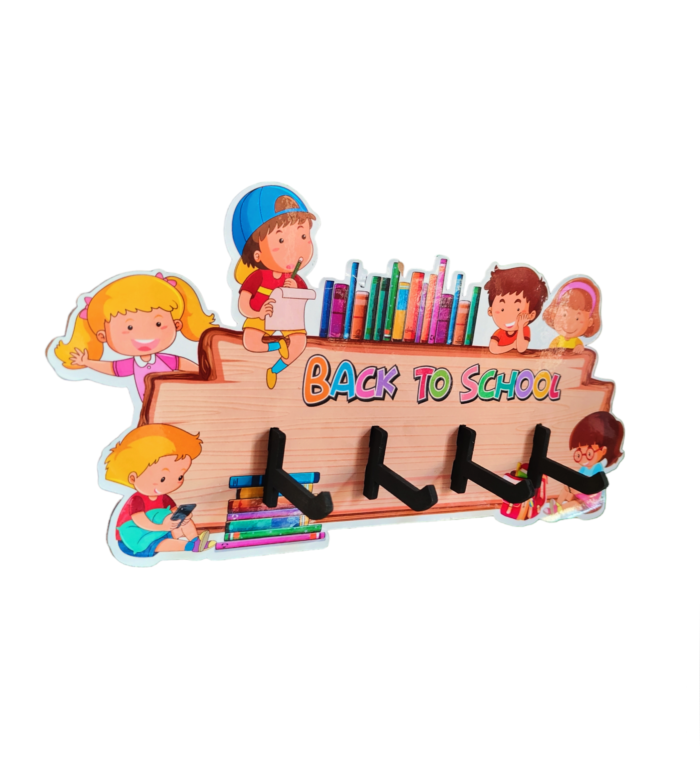 Back to school theme key holder