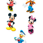 Mickey and friends Cup Cake Toppers