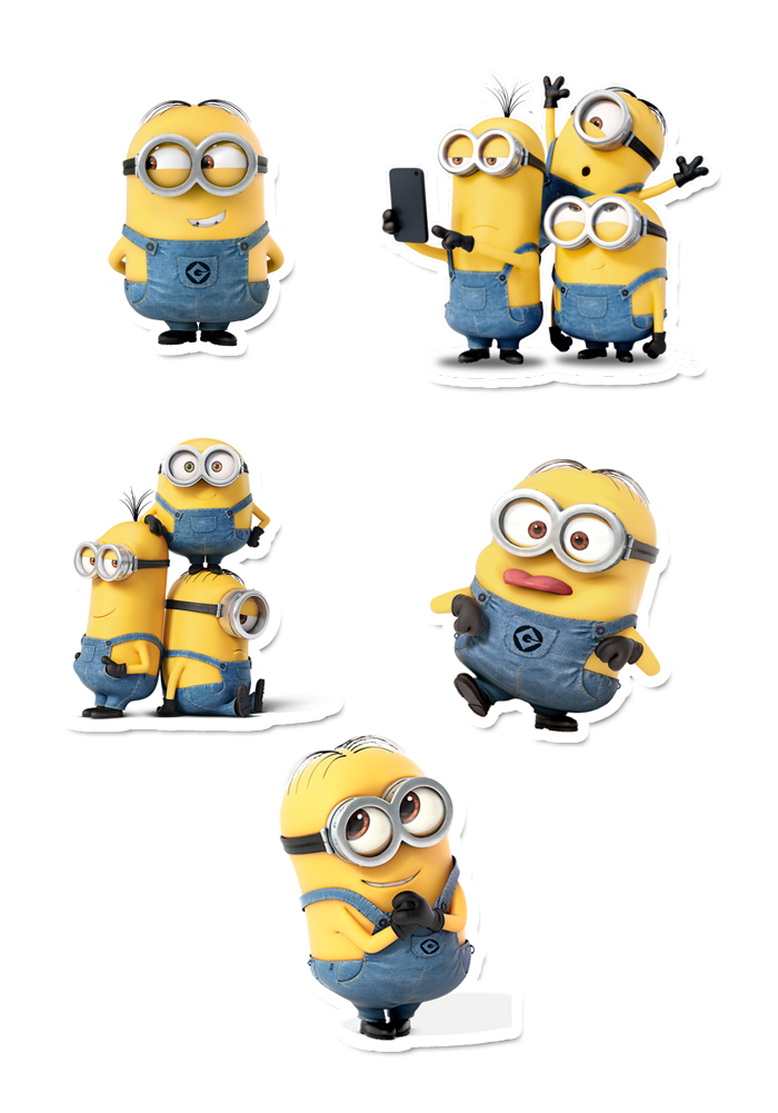 Minion theme Cutouts for Birthday Decoration
