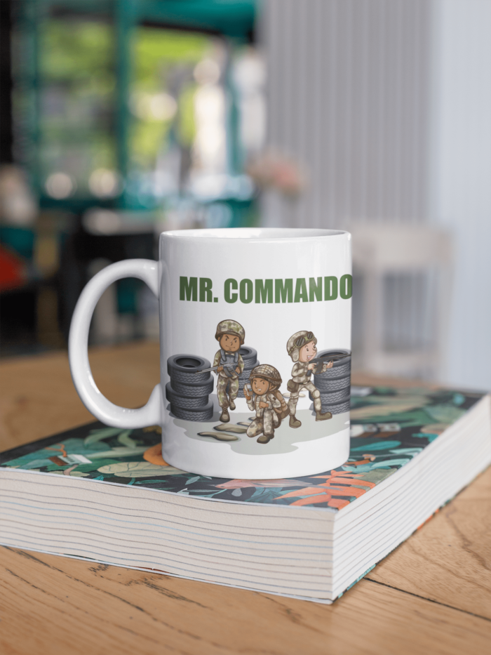 Army Commando theme coffee mug