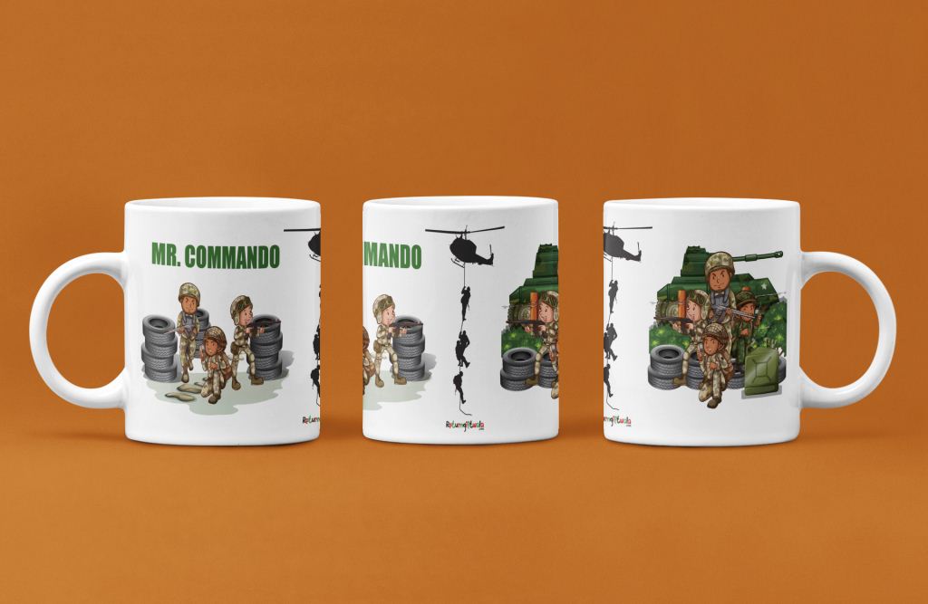 Army Commando theme Coffee mug