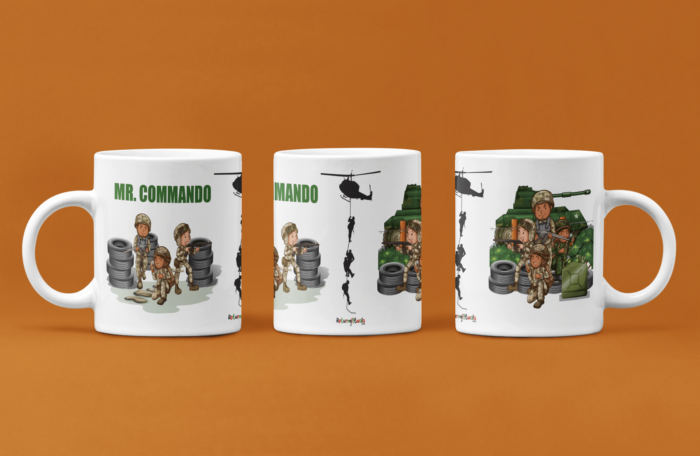 Army Commando theme coffee mug