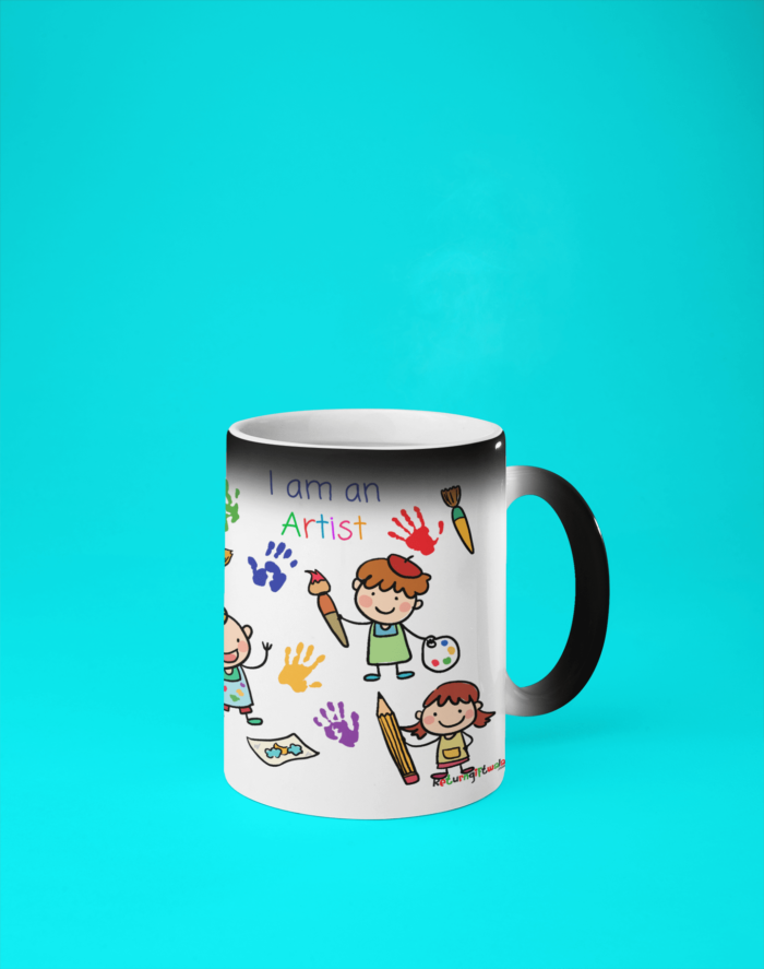 artist theme mug