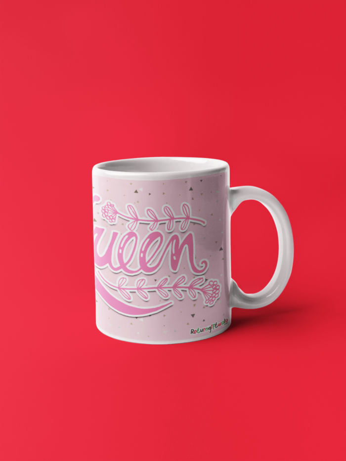 Baby queen printed coffee mug