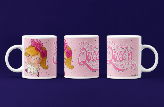 Baby queen printed coffee mug