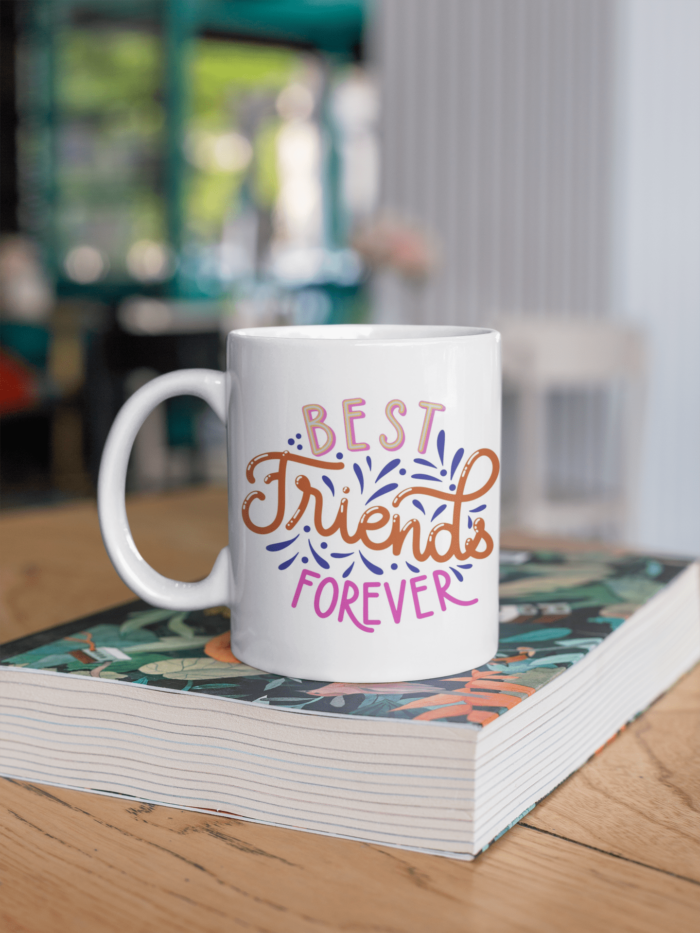Best Friends Forever printed Coffee Mug