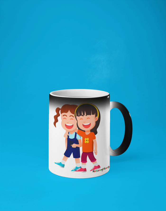 Best friends forever printed coffee mug
