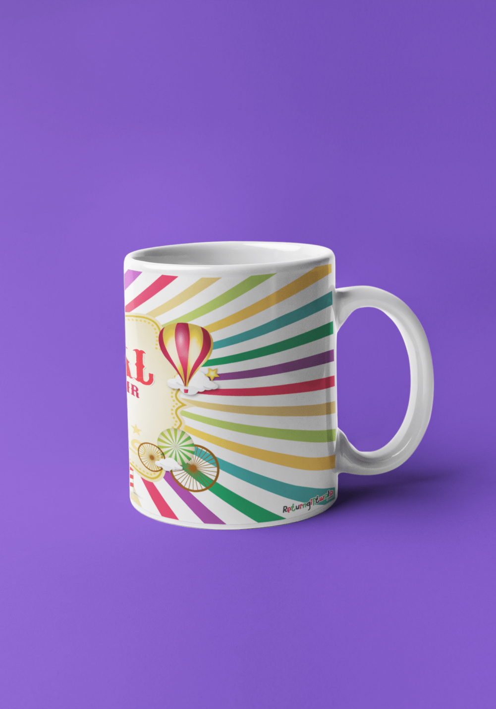 Play Fun Fair Carnival printed coffee mug