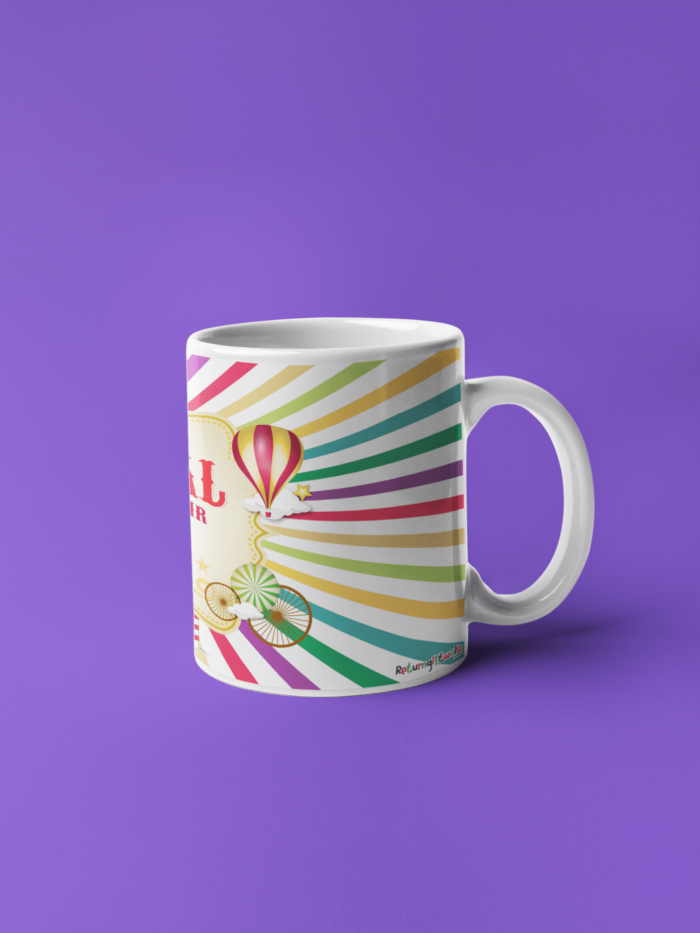 Play Fun Fair Carnival printed coffee mug