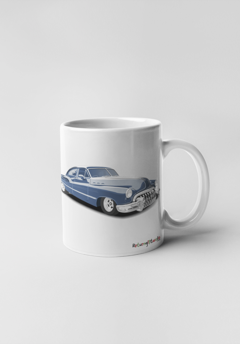 Classic Blue Car printed Coffee Mug