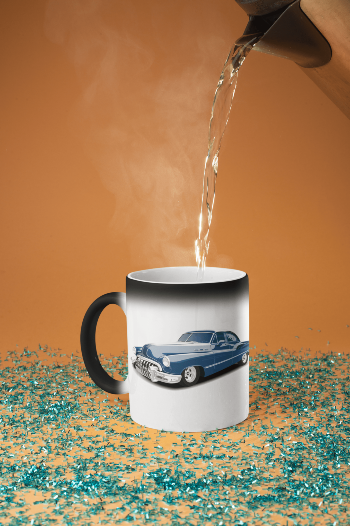 Classic Blue Car printed Coffee Mug