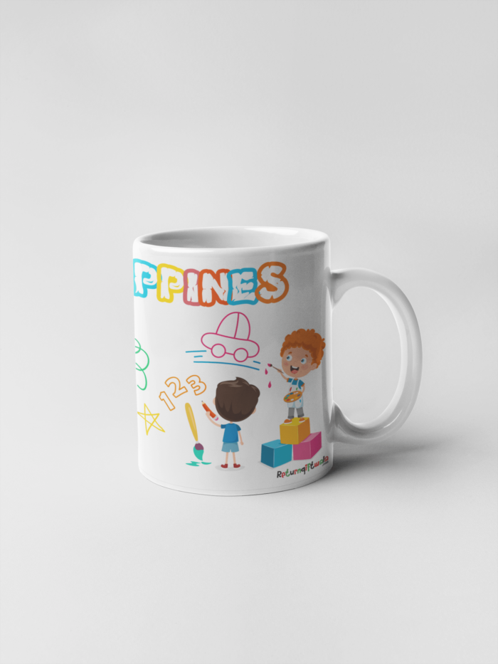 Drawing Happiness theme Coffee Mug