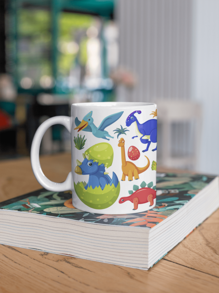 Dinosaurs printed Coffee mug