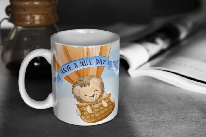 Have a nice day printed Coffee mug
