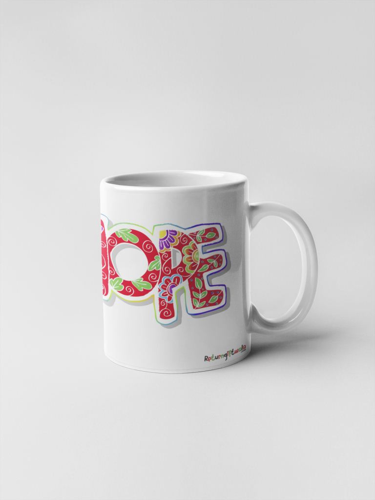 Heart with Hope printed Coffee Mug