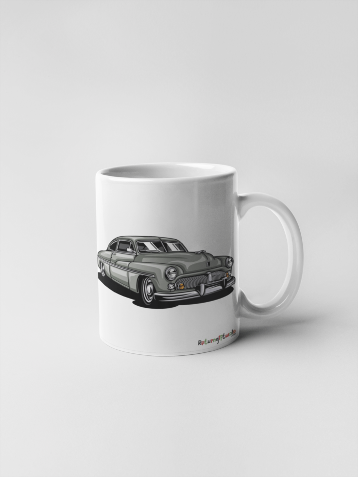 Historic Grey Car printed Coffee Mug