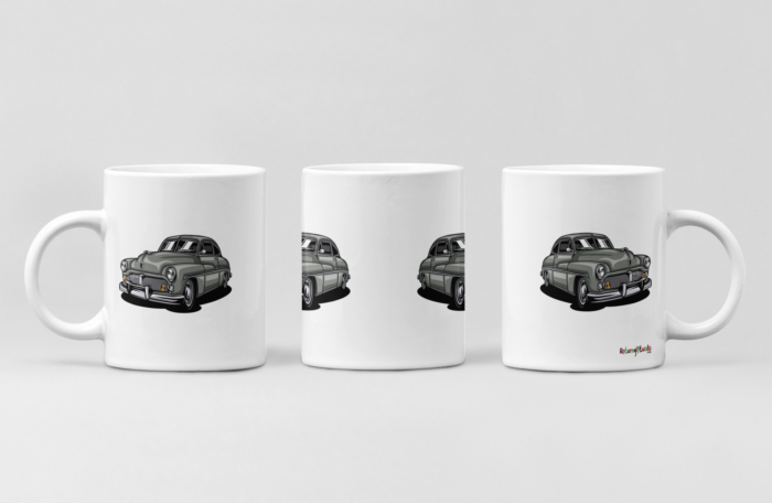 Historic Grey Car printed Coffee Mug