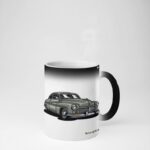 Historic Grey Car printed Coffee Mug
