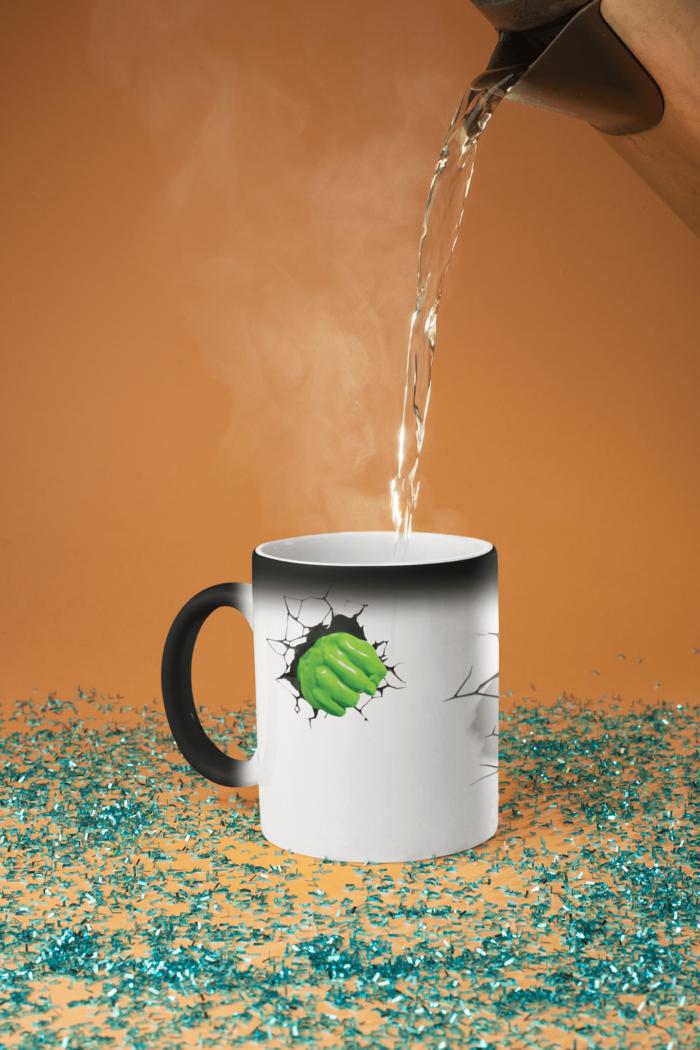 hulk theme coffee mug