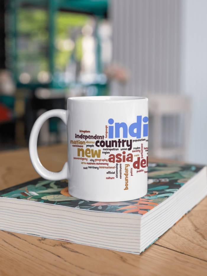 India country printed Coffee mug